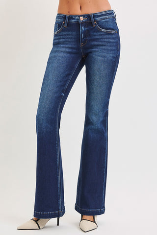 Dark Wash High Rise Bootcut Jeans