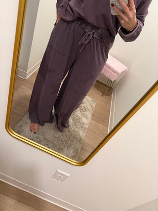 Dark Cherry Pants