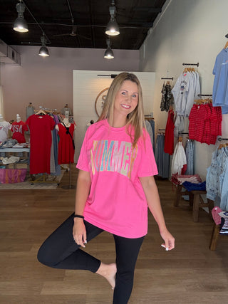 Pink SUMMER Tee