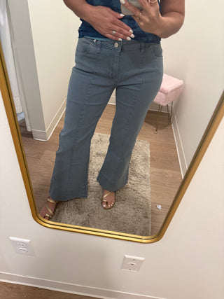 Teal Denim Pant
