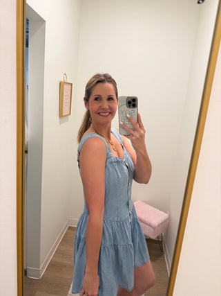 Denim Romper