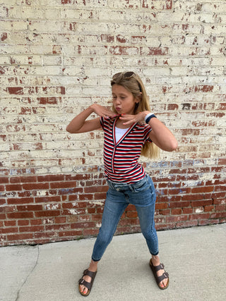 Little Girl Jeans-High Rise Ankle Skinny Jean