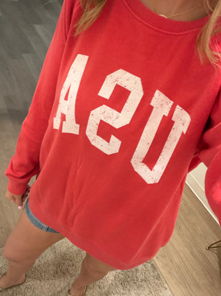 Thread & Supply Brand USA Red Sweatshirt