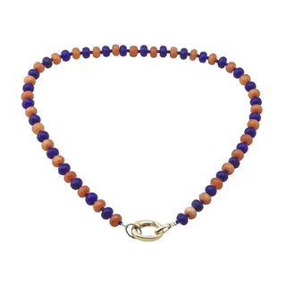 Game Day Orange & Blue Necklace