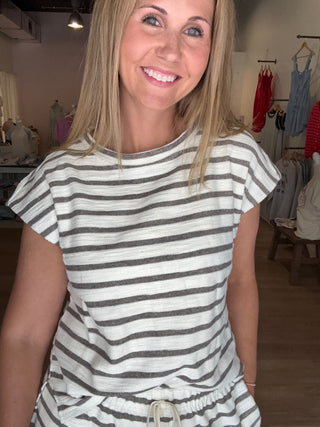 Light Grey Two Piece Set