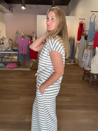 Light Grey Two Piece Set