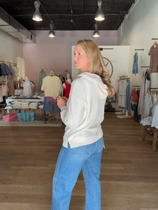 Soft Taupe Hoodie Pullover