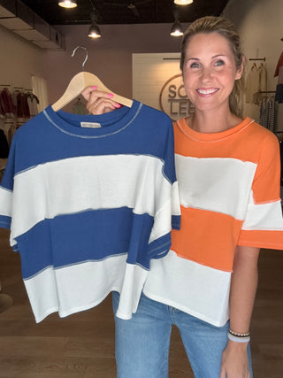 Orange Game Day Top