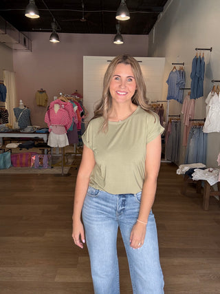 Soft Green Top