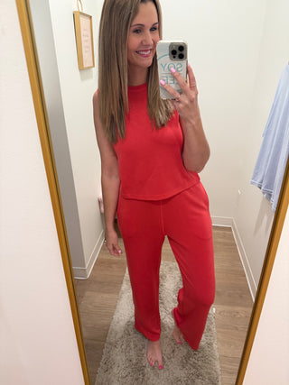 Mono B Two Piece Red Set