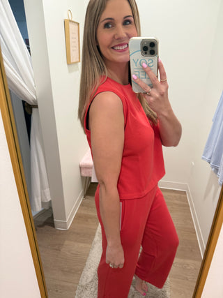 Mono B Two Piece Red Set