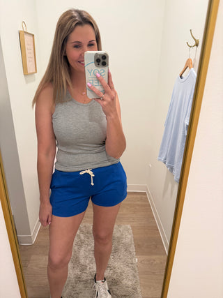 Grey Mono B Brand Tank