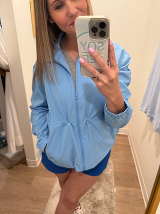 Mono B Brand Blue Athletic Jacket