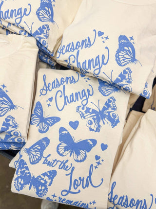 Seasons Change but the Lord Remains Graphic tee