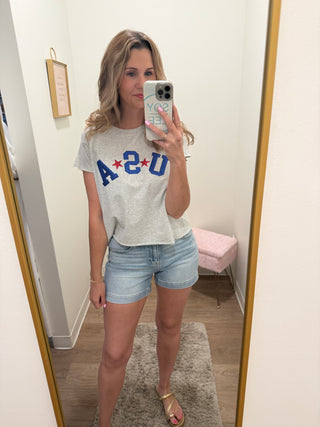 High Rise Side Slit Short