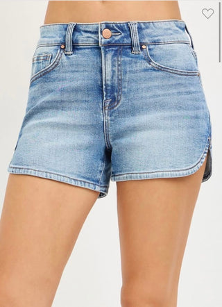 High Rise Round Hem Short