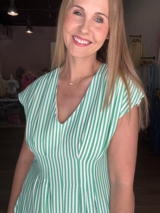 Stripe Maxi Dress