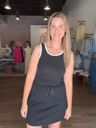 Thread & Supply Black Skort Dress