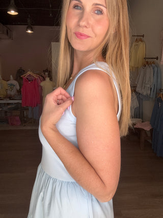 Thread & Supply Blue Dress