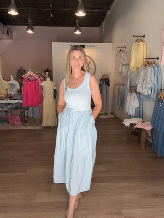 Thread & Supply Blue Dress