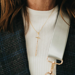 Modern Cross Necklace-waterproof