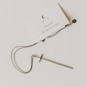 Modern Cross Necklace-waterproof