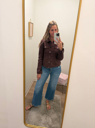 Brown Denim Jacket