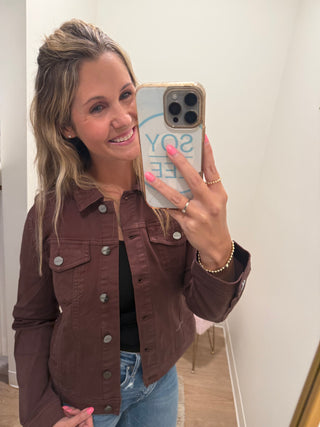 Brown Denim Jacket