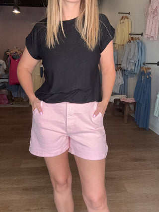 Pink Risen Brand Short