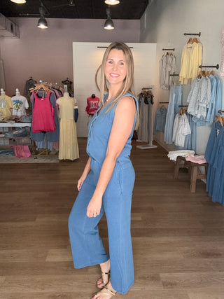 Two Piece Blue Set