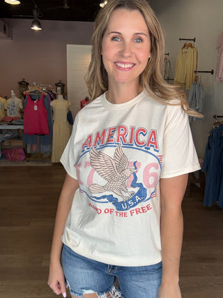 America Land of the Free Tee