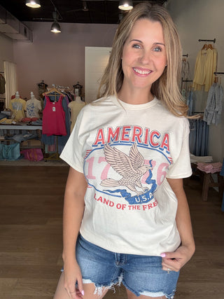 America Land of the Free Tee