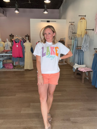 Colored Denim Short