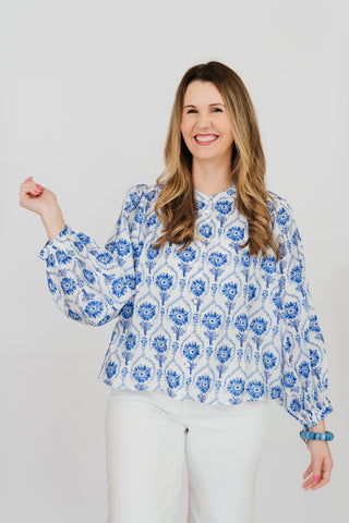 Pretty in Blue Top
