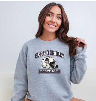 *Preorder El-Paso Gridley Football Helmet Sweatshirt