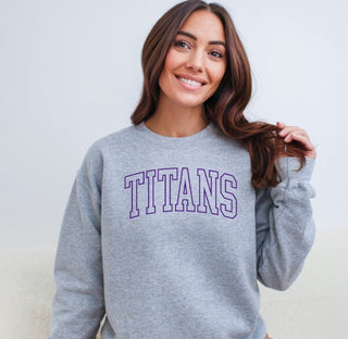 *Preorder-Grey Titan's Sweatshirt